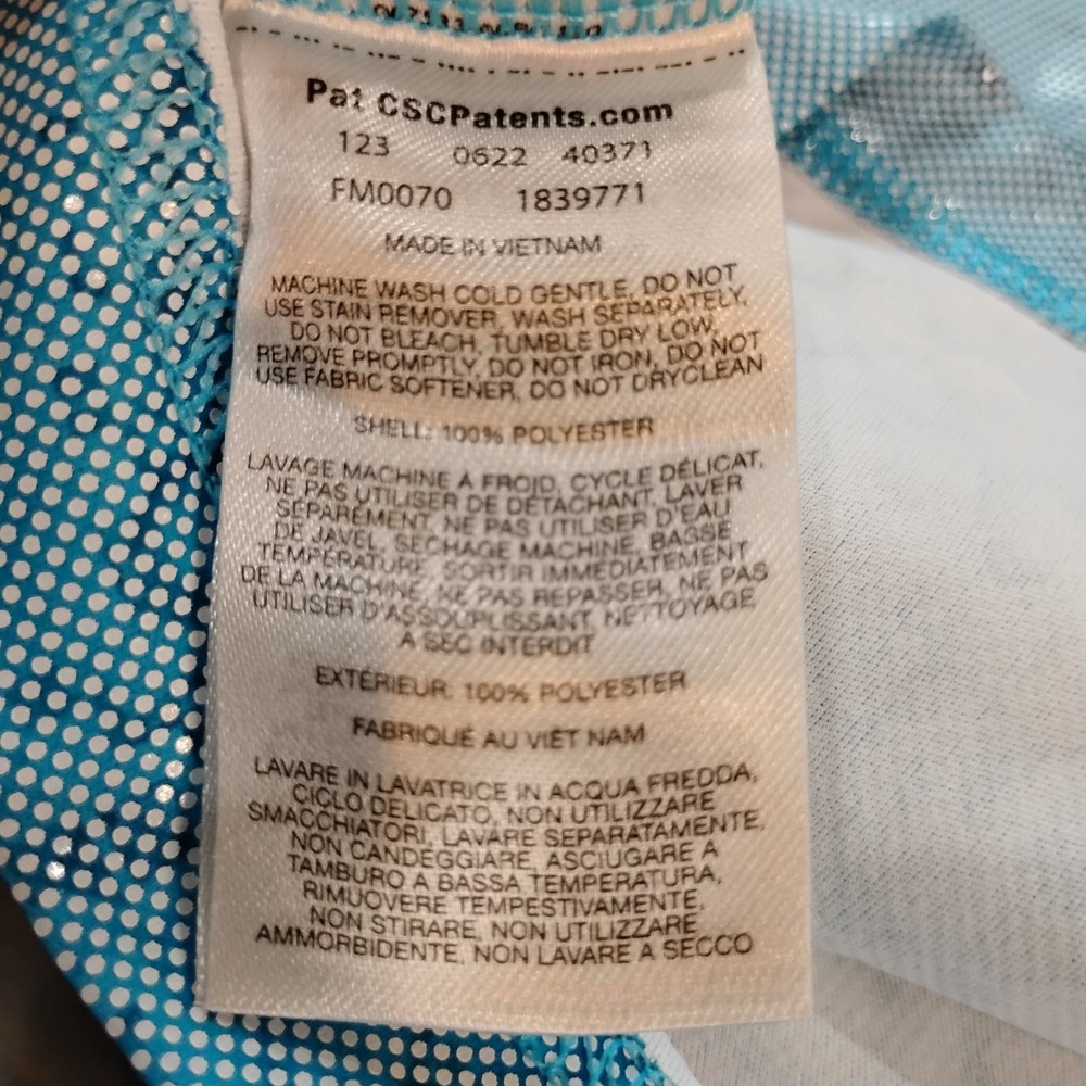 Columbia PFG Shirt Mens XL Blue Gray Long Sleeve Shiny Fish Scale Omni Shade - Picture 8 of 13